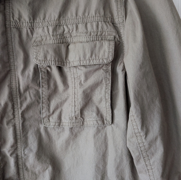 Gap Olive Green Safari Jacket XL - Picture 4 of 8